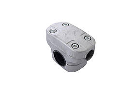 Кріплення ручки Асеса алюмінієве 28 мм з гумкою (6122R)