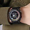 Годинник наручний чоловічий з компасом водонепроникне підсвічування Skmei, чорний годинник Шагоміри електронний наручний, фото 10