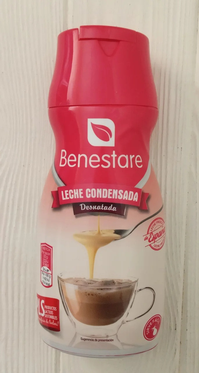 Сгущенное молоко обезжиренное Benestare Leche Condensada Desnatada 450 г Испания - фото 8 - id-p2016050045