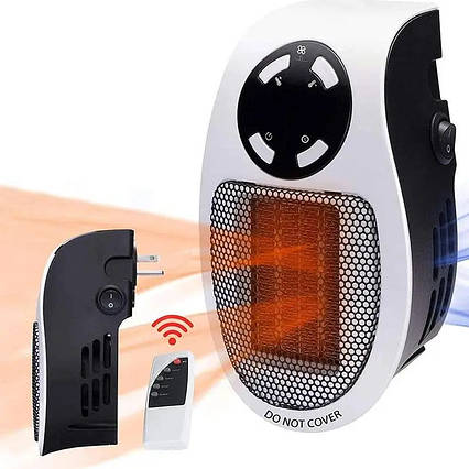 Мобільний тепловентилятор Портативний нагрівач Portable Heater 500w з LCD-дисплеєм, Amazon, Німеччина, фото 1