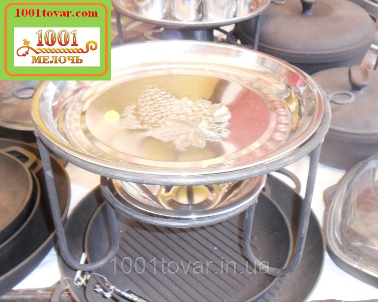 Кований садж для шашлику або таганок, 30х20 див., фото 1