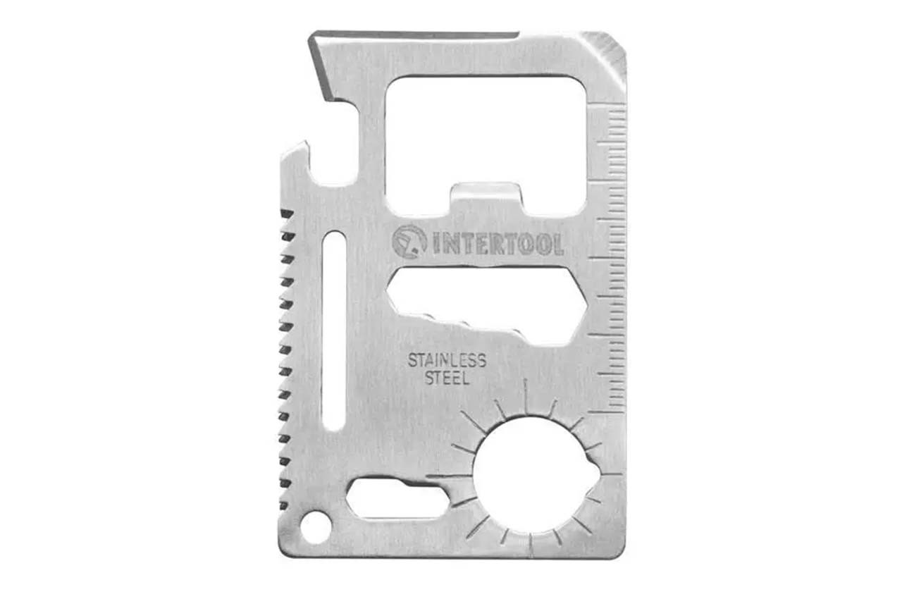 Мультитул Intertool 70мм x 11од карта (HT-0589), фото 1