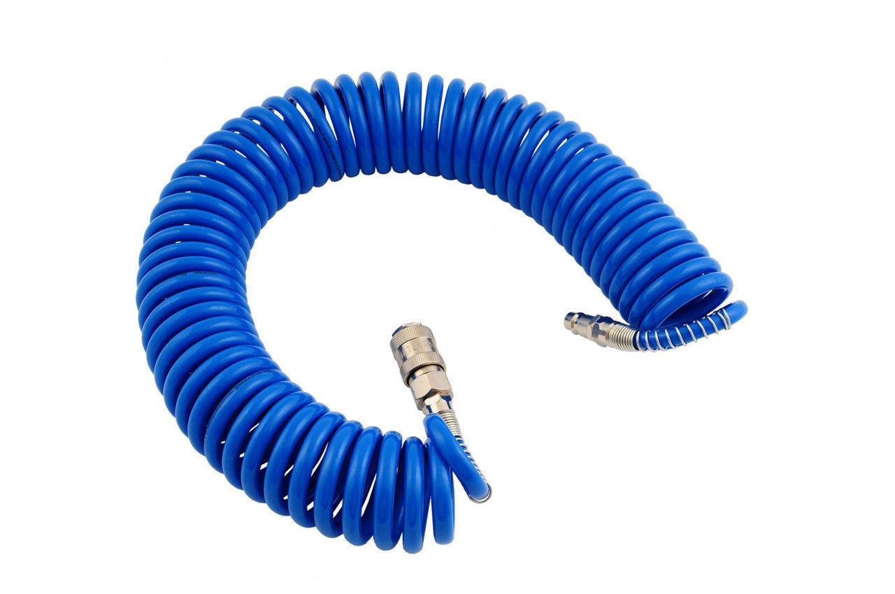 Шланг спіральний Intertool 20 м 5.5 х 8 мм поліуретановий (PT-1709), фото 1