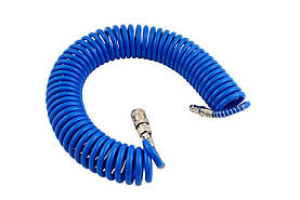 Шланг спіральний Intertool 10 м 5.5 х 8 мм поліуретановий (PT-1707)