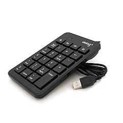 DR Цифрова клавіатура USB Deyilong DY-900 для ноутбука, довжина кабелю 130 см, Black, 23к, Box