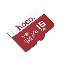 Карта Памяти Hoco MicroSDHC 16gb 10 Class Цвет Красный