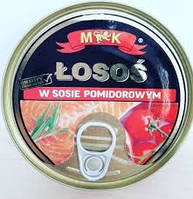 Лосось в Томатном Соусе Losos v Sosie Pomidorowym M&K 160 г Польша