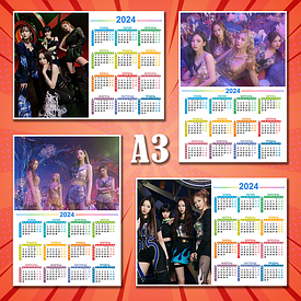 Календар-плакат A3 Aespa