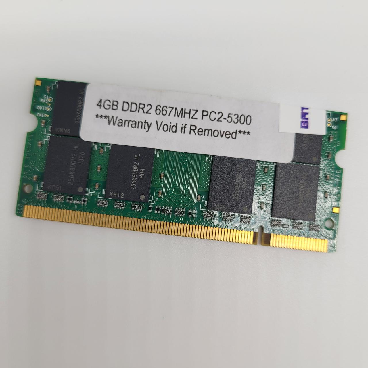 Оперативна пам'ять для ноутбука SODIMM DDR2 4Gb 800MHz 6400s CL6 Б/У