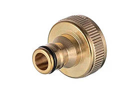 Адаптер латунний Intertool-Storm на конектор 1/2" з внутрішнім різьбленням 1" (GE-1212)