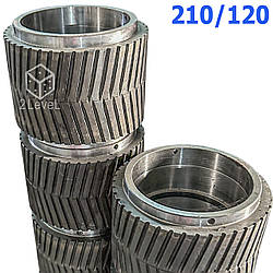 Широка обичайка преса ролика D 210/120 на ОГМ-1.5 Обичайка ялинка ОГМ-1 5 Обичайка прес гранулятора ОГМ