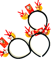 Карнавальний Ободок на Голову Оленьї Рога Паковання 12 шт.