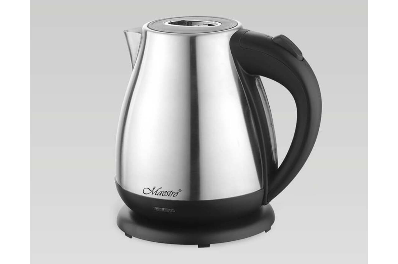 Електрочайник Maestro 1.7л нержавійка (MR-036), фото 1