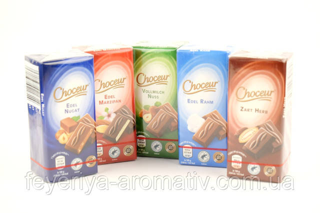 Набор мини шоколадок Choceur Zart Herb 40g x 5 (200 g) Германия
