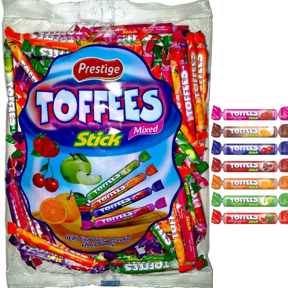 Цукерки жувальні фруктові асорті Toffees STICK 1кг Туреччина