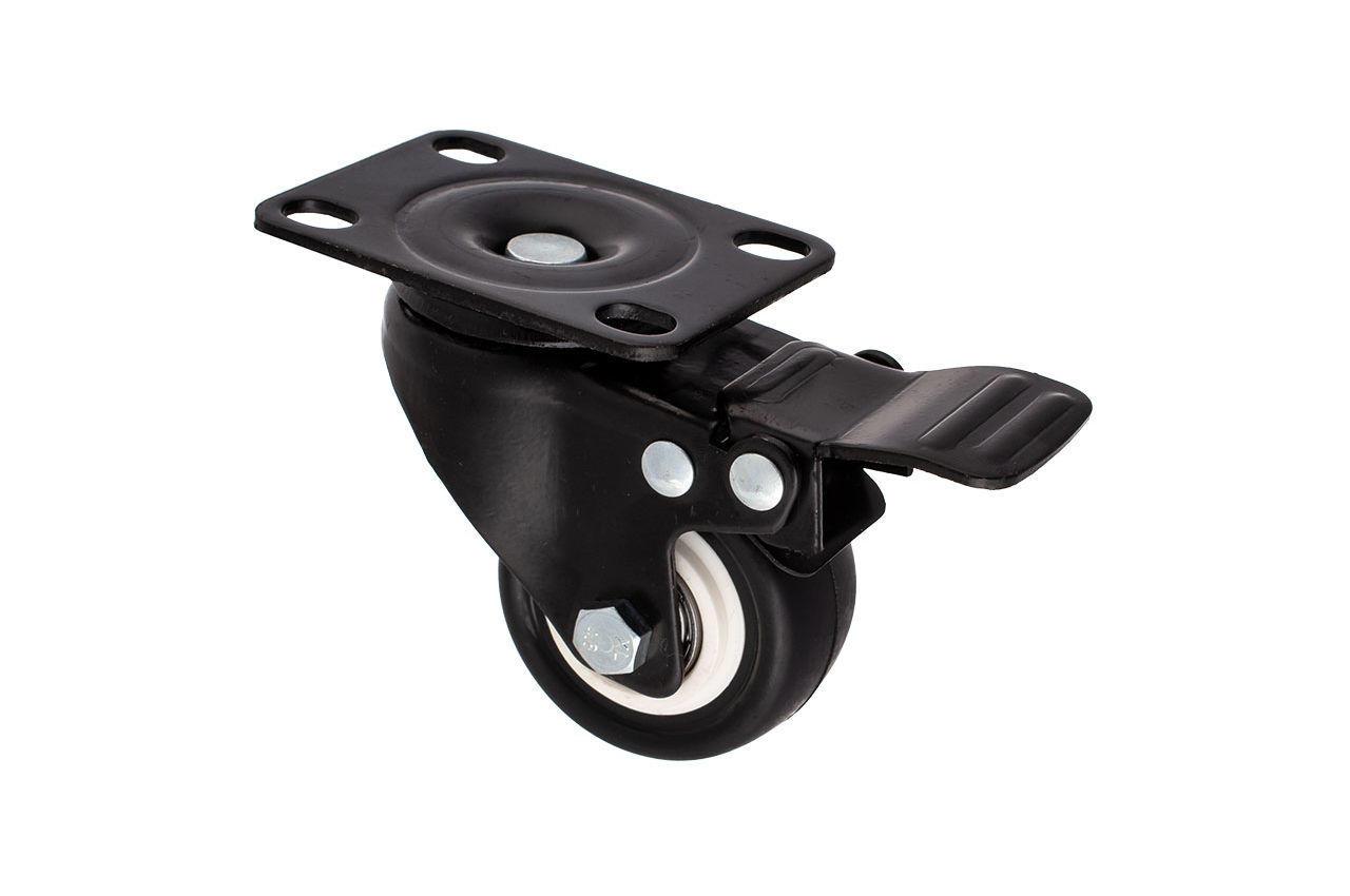 Опора колісна FZB 40 мм з фіксатором (3-003-002), фото 1