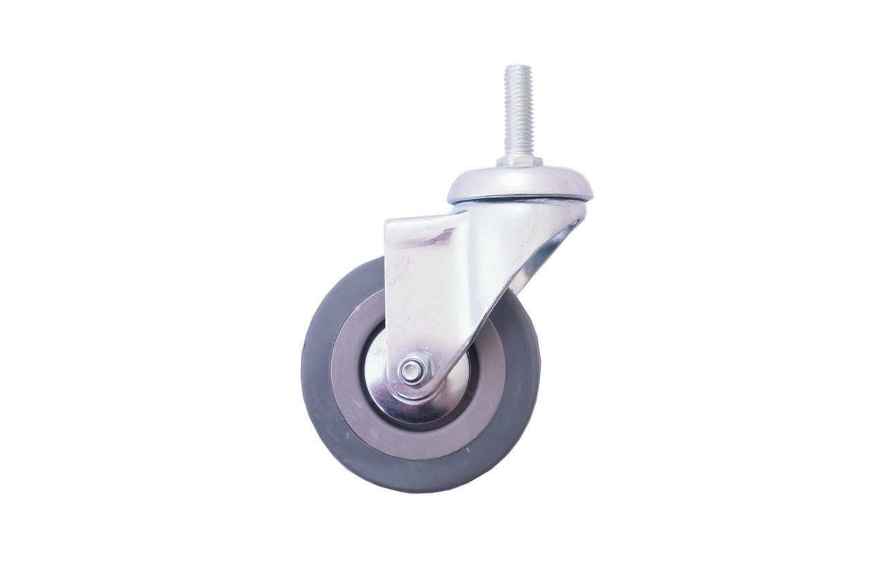 Опора колісна FZB 75 мм зі штирем сіра (3-011-001), фото 1