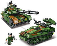 Конструктор MiNGDi ТАНК LEOPARD 2 в 1 Военная техника Леопард 2 (463 дет.) 9010