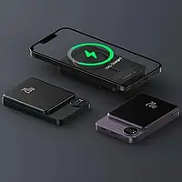 Качественный повербанк беспроводной с быстрой зарядкой батареи для iPhone MagSafe 10000mAh 20W(Power Bank)