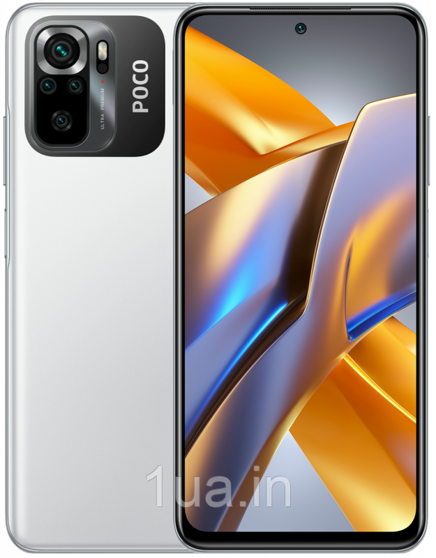 Смартфон Xiaomi Poco M5s 4/128GB White (No Adapter) UA UCRF, фото 1