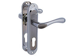 Ручка на планці під циліндр FZB 62 мм Fuaro ET-6540 SN/CP (15-34-002)