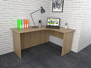Офісний стіл СК-1 (1400x1200x750) Дуб Сонома Гамма стиль