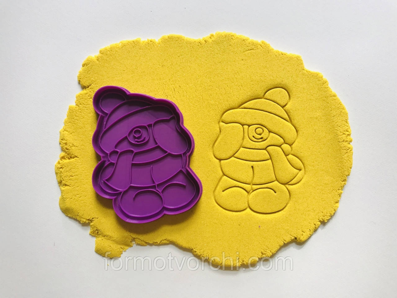 3D формочки-вирубки для пряників "Ведмедик 36"