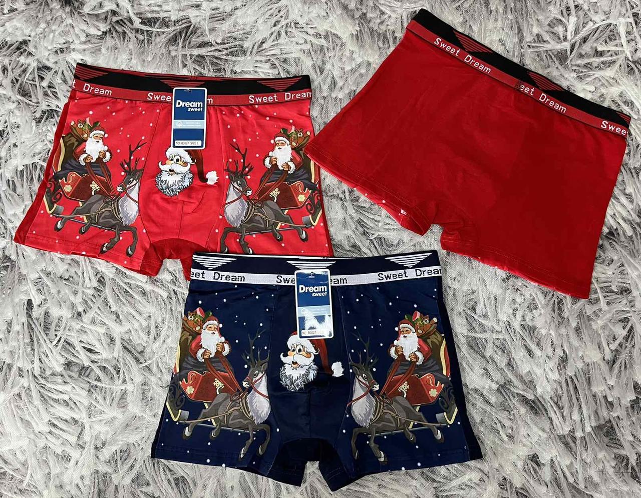 Боксери чоловічі Sweet dream Тканина 60% котон , 35% бамбук, 5% спандекс  Розмір Л 46-48 Хл 48-50 2хл 50-52