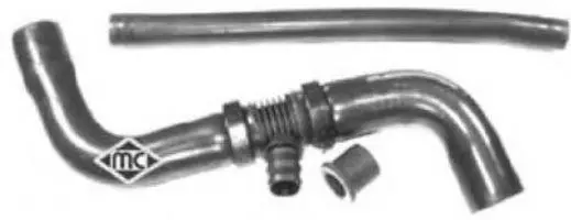 Патрубок радіатора Renault Clio III, Modus (09162) Metalcaucho