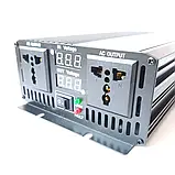 Перетворювач Напруги DC/AC з 12V на 220V 4500W Чистий Синус LCD, Інвертор Підвищувальний, фото 4