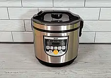 Мультиварка з антипригарною чашею RAF R 178 5л 900W, Рисоварка, Пароварка, фото 4
