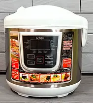 Мультиварка з антипригарною чашею RAF R 166W 6л 900W, Рисоварка, Пароварка, фото 4
