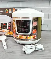 Мультиварка з антипригарною чашею RAF R 166W 6л 900W, Рисоварка, Пароварка, фото 5