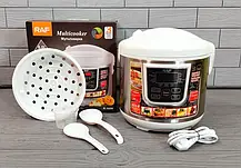 Мультиварка з антипригарною чашею RAF R 166W 6л 900W, Рисоварка, Пароварка, фото 6