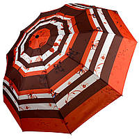 Женский зонт полуавтомат Nature на 10 спиц, от SL, красный, 0477-3 Топ