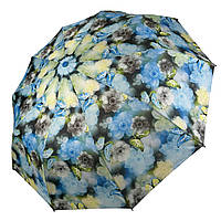 Женский зонт полуавтомат на 10 спиц La-la land, от SL, голубой, 0499-5 Топ