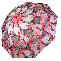 Женский зонт полуавтомат на 10 спиц La-la land, от SL, розовый, 0499-2 Топ