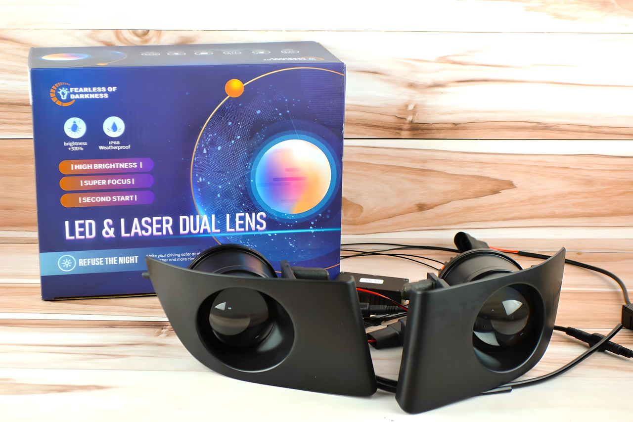 Фара діодна протитуманна TOYOTA PRADO BI-LED 90W W/W ( к-т 2шт), фото 1