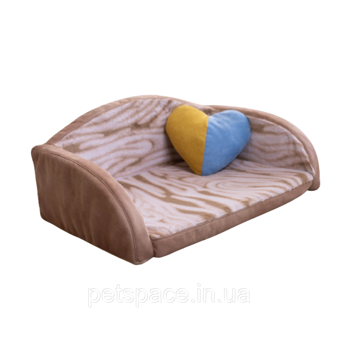 Крісло Jolly Pet Балкон №3 (хутро + меблева тканина 580х440х260), фото 1