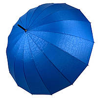 Женский зонт-трость с принтом букв, полуавтомат от фирмы Toprain, синий, 01006-5 Топ