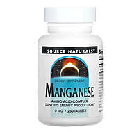 Source Naturals Manganese 10 mg 250 Tabs