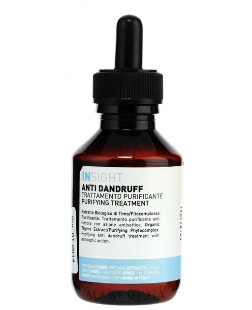 Лосьйон для волосся проти лупи Insight Anti Dandruff Purifying Treatment 100 мл