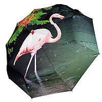 Женский зонт-автомат в подарочной упаковке с платком, экзотический принт от Rain Flower, 01010-4 Топ