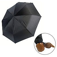 Облегченный механический мужской зонт SUSINO, черный, 03401-1 Топ
