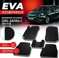 Коврики Салона Ева,Eva Opel Zafira C, Опель Зафира С,большой выбор цветов,Лучшая цена в Украине