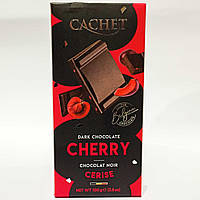 Cachet Chery Dark Chocolate черный шоколад с вишней 100 г Бельгия