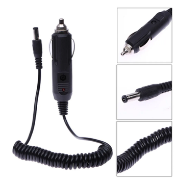 Автомобільний адаптер штекер живлення в прикурювач 12 В для Т2 тюнера TV телевізора камери монітора рації
