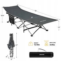 Розкладачка King Camp Comfort MAS-KC2026, 190 см х 67 см, фото 3