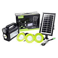 Многофункциональный Фонарь GD-8118 Solar System, 4000mAh, 2W+5W COB, 2 Tubes, 3 LED лампы