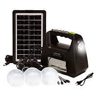 Фонарь Digital Light Kit 28 LED WXH-9015, Многофункциональный, Солнечная Панель, Повербанк, 3 Лампы